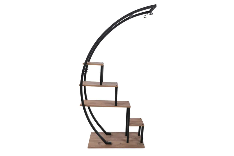 Tikashylly Jeremiah 85x35 cm - Musta - Säilytys - Hylly