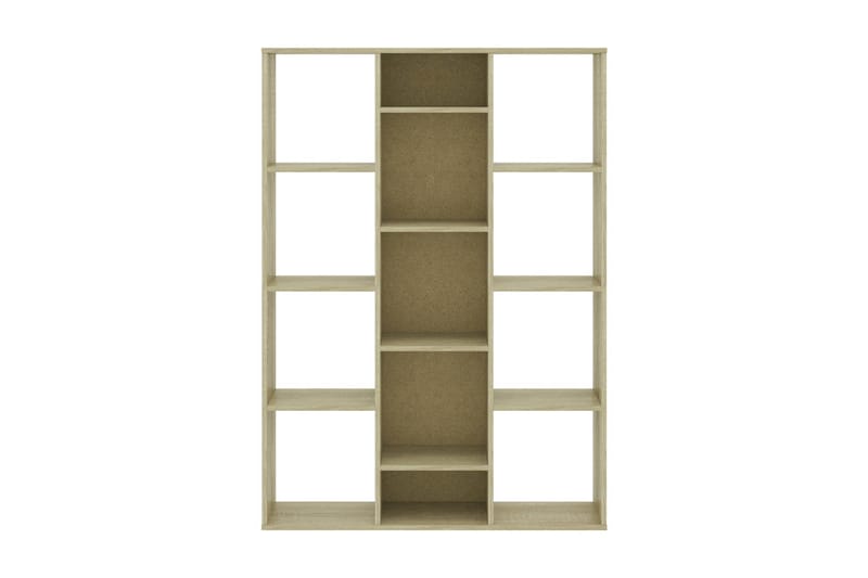 Tilanjakaja/kirjahylly Sonoma-tammi 100x24x140 cm lastulevy - Ruskea - Säilytys - Hylly - Kirjahylly