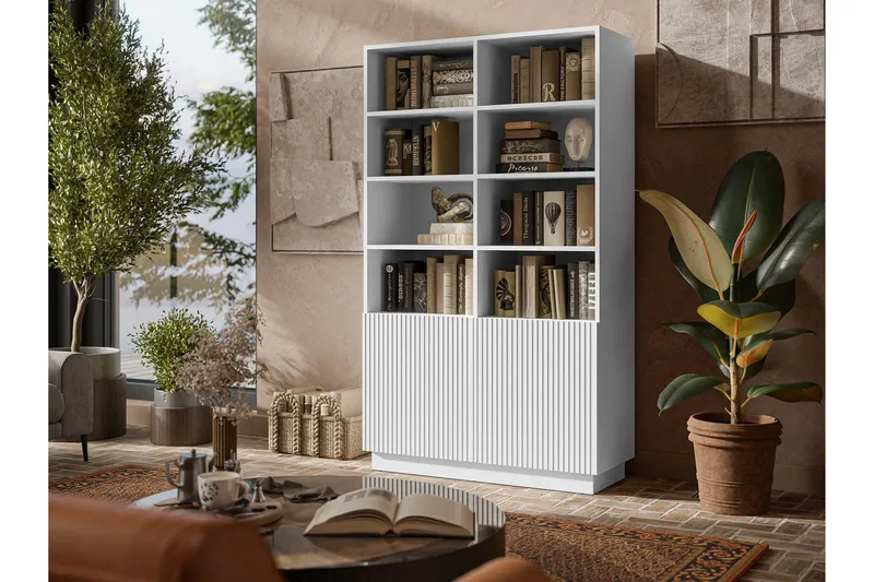 Torvalen Kirjahylly 100 cm - Valkoinen - Säilytys - Hylly - Kirjahylly