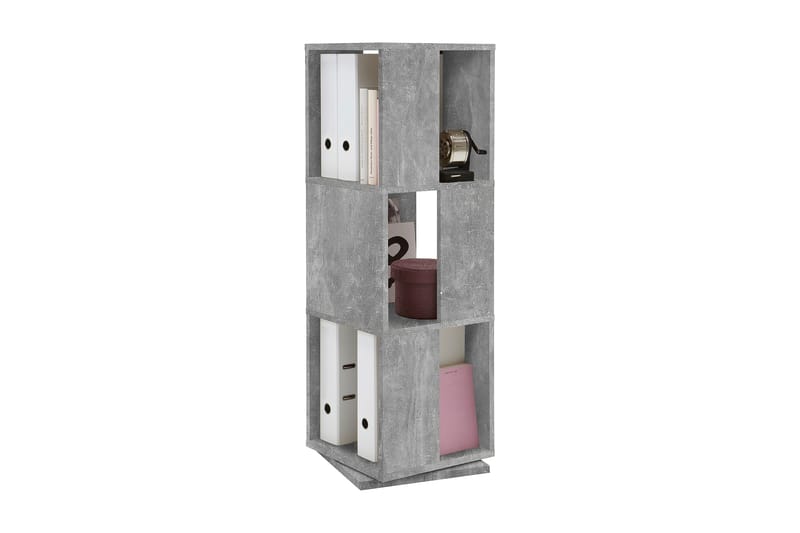 Tower kääntyvä kirjahylly 34 cm puuta, Harmaa