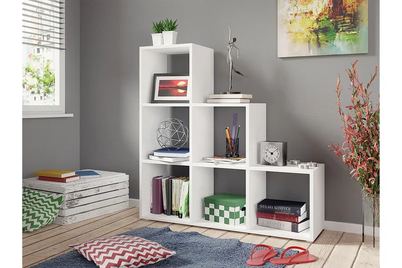 Trio Hylly 105x33x108 cm - Säilytys - Hylly - Kirjahylly