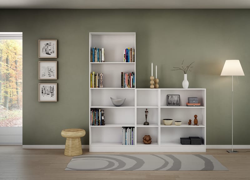 Trysil kirjahylly 2 hyllyllä 79x27x107 cm - Säilytys - Hylly - Kirjahylly