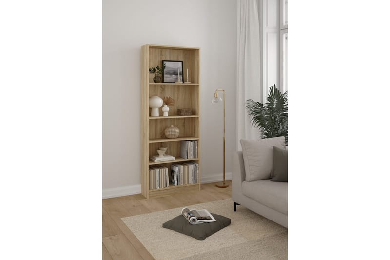 Trysil Kirjahylly 79 cm - Luonnonväri - Säilytys - Hylly - Kirjahylly