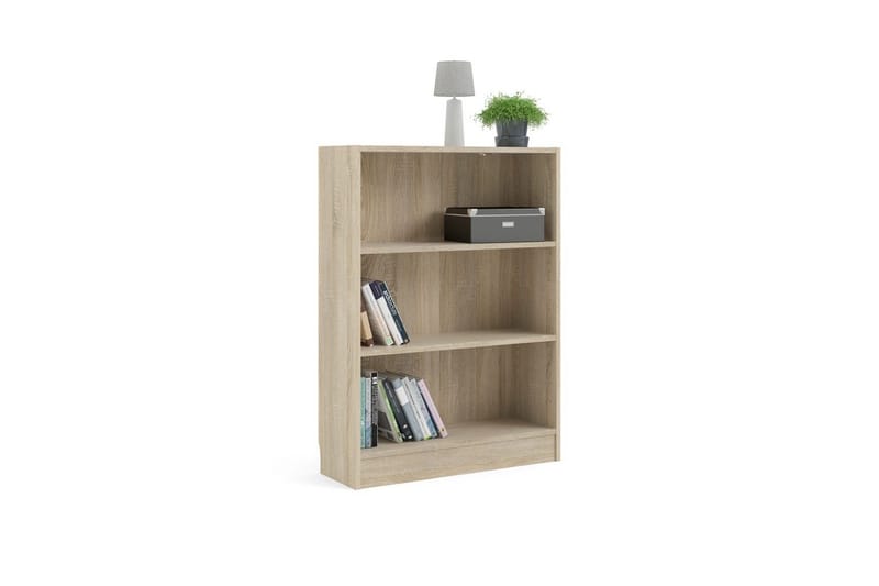 Trysil kirjahylly 79 cm tammi - Beige - Säilytys - Hylly - Kirjahylly
