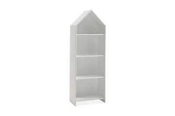 Vaatekaappi Rudeklint 58 cm - Valkoinen/Musta - Säilytys - Hylly - Kirjahylly