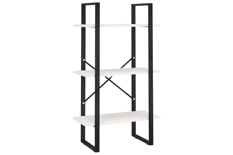 Varastohylly valkoinen 60x30x105 cm täysi mänty - Säilytys - Hylly - Kirjahylly