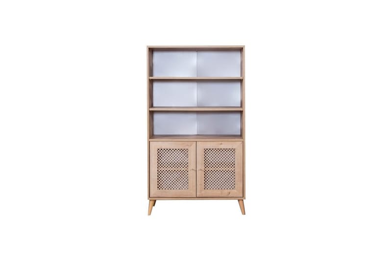 Velin Kirjahylly 90 cm - Valkoinen/Vaaleanvärinen puu - Säilytys - Hylly - Kirjahylly
