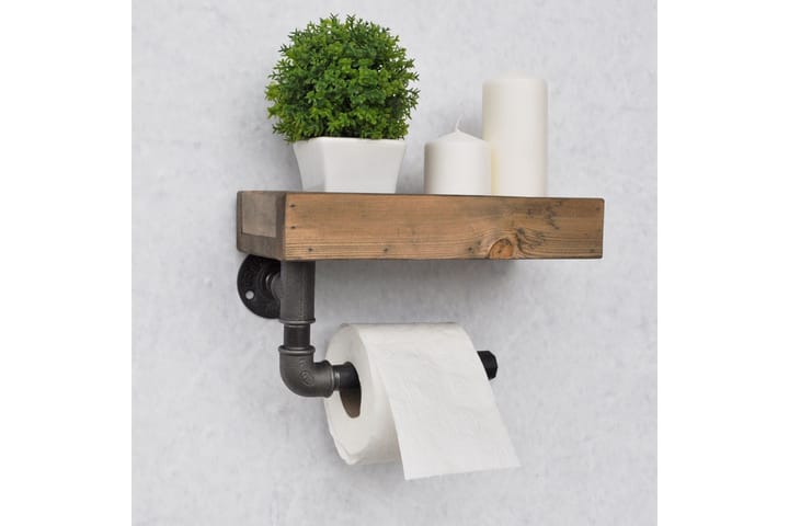 WC-paperiteline Arthur Putki/Puu - Seinähylly - Keittiöhylly - Hylly