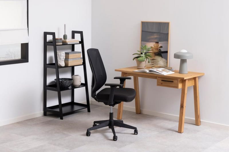 Wilele kirjahylly 63 cm maalattua puuta - Musta - Säilytys - Hylly - Kirjahylly