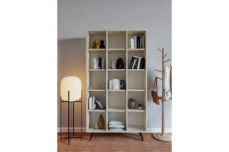 Zipa Kirjahylly 100 cm - Beige - Säilytys - Hylly - Kirjahylly