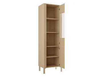Aggarwal Vitriinikaappi 60 cm Valaistuksella - Säilytys - Kaappi - Vitriini