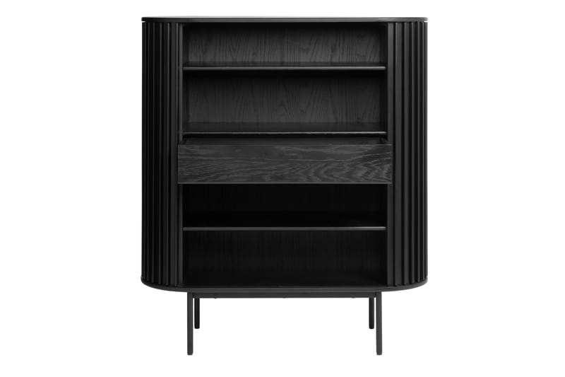 Angelique Highboard - Musta - Säilytys - Kaappi - Säilytyskaappi