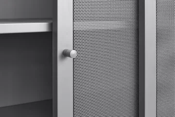 Annabel Highboard - Vaaleanharmaa - Säilytys - Kaappi - Säilytyskaappi
