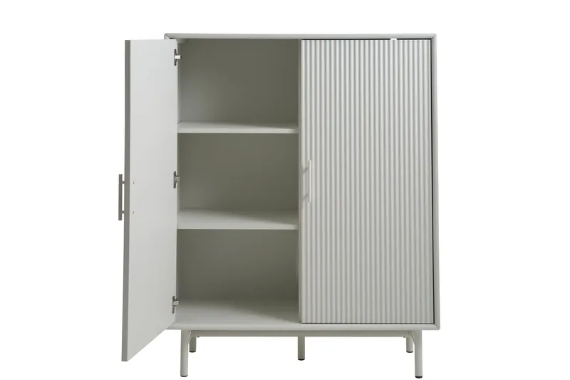 Anthony Highboard - Vaaleanharmaa - Säilytys - Kaappi - Säilytyskaappi