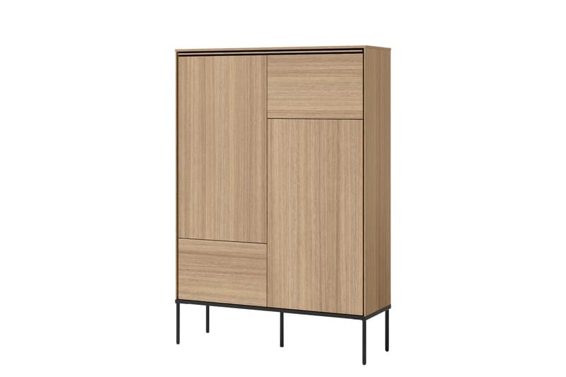 Basici Highboard - Ruskea - Säilytys - Kaappi - Säilytyskaappi