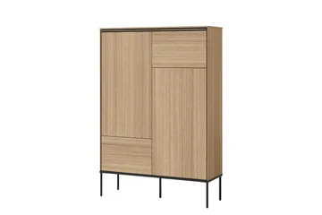 Basici Highboard - Ruskea - Säilytys - Kaappi - Säilytyskaappi