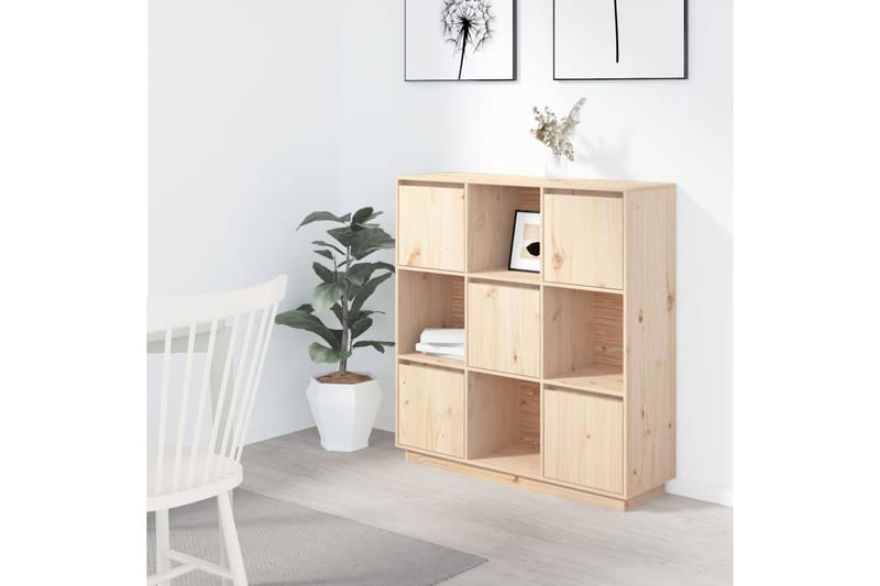 beBasic Kaappi 110,5x35x117 cm täysi mänty - Ruskea - Säilytys - Kaappi - Säilytyskaappi