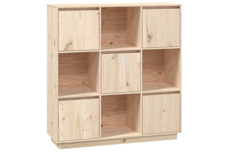 beBasic Kaappi 110,5x35x117 cm täysi mänty - Ruskea - Säilytys - Kaappi - Säilytyskaappi