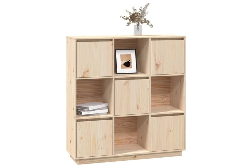 beBasic Kaappi 110,5x35x117 cm täysi mänty - Ruskea - Säilytys - Kaappi - Säilytyskaappi