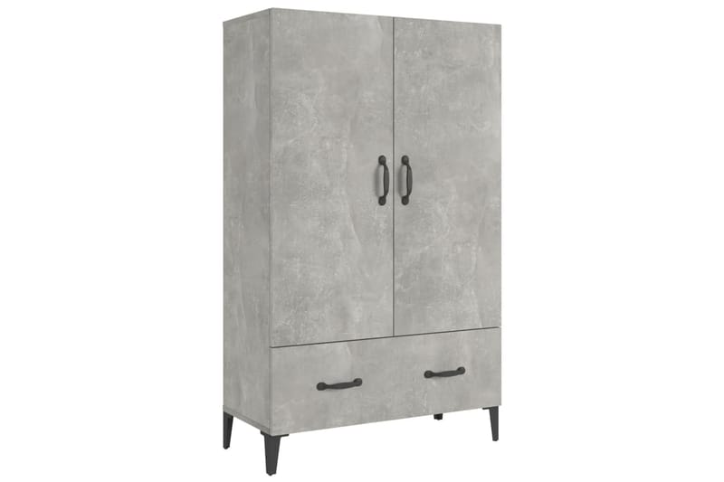beBasic Kaappi betoninharmaa 70x31x115 cm tekninen puu - Harmaa - Säilytys - Kaappi - Säilytyskaappi