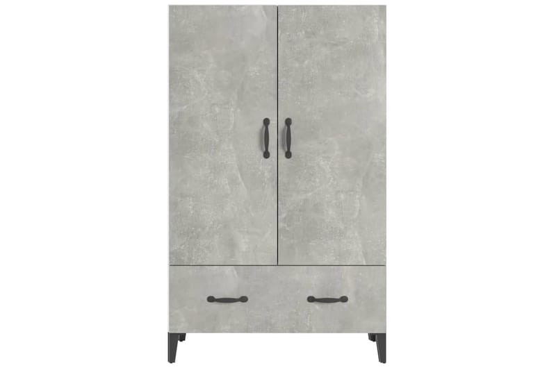beBasic Kaappi betoninharmaa 70x31x115 cm tekninen puu - Harmaa - Säilytys - Kaappi - Säilytyskaappi