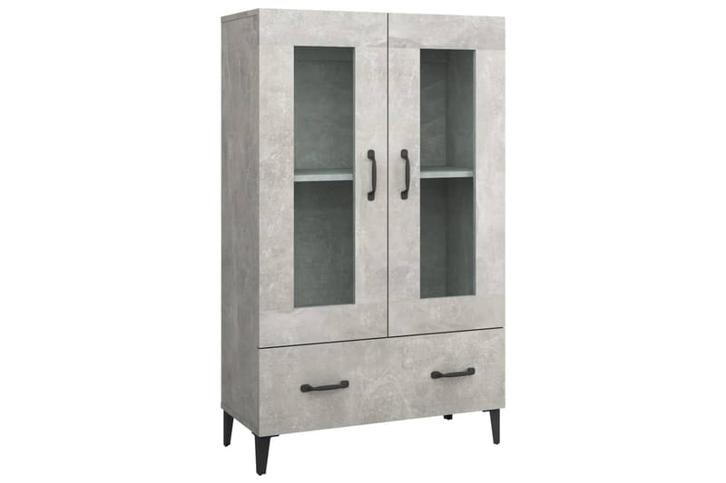 beBasic Kaappi betoninharmaa 70x31x115 cm tekninen puu - Harmaa - Säilytys - Kaappi - Säilytyskaappi