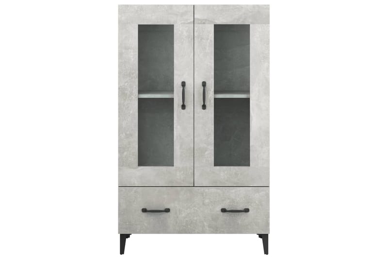 beBasic Kaappi betoninharmaa 70x31x115 cm tekninen puu - Harmaa - Säilytys - Kaappi - Säilytyskaappi