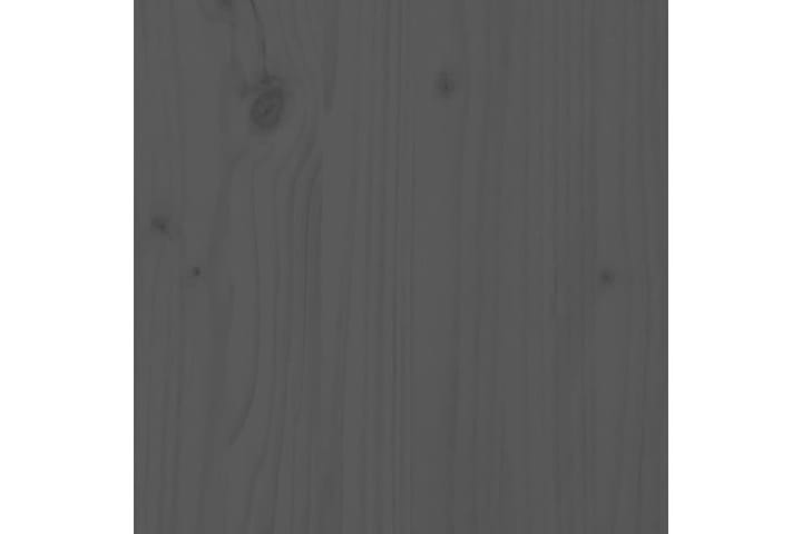beBasic Kaappi harmaa 110,5x35x117 cm täysi mänty - Harmaa - Säilytyskaappi