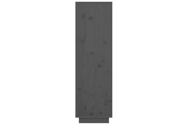 beBasic Kaappi harmaa 38x35x117 cm täysi mänty - Harmaa - Säilytys - Kaappi - Säilytyskaappi