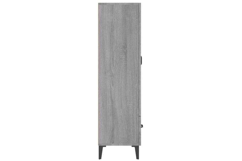 beBasic Kaappi harmaa Sonoma 70x31x115 cm tekninen puu - Harmaa - Säilytys - Kaappi - Säilytyskaappi