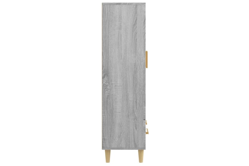 beBasic Kaappi harmaa Sonoma 70x31x115 cm tekninen puu - Harmaa - Säilytys - Kaappi - Säilytyskaappi