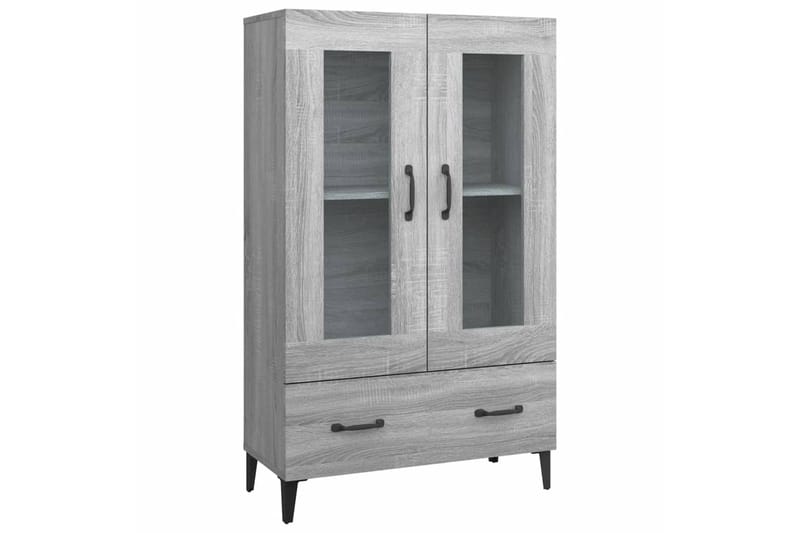 beBasic Kaappi harmaa Sonoma 70x31x115 cm tekninen puu - Harmaa - Säilytys - Kaappi - Säilytyskaappi