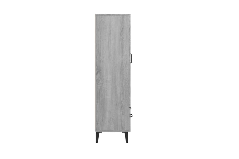 beBasic Kaappi harmaa Sonoma 70x31x115 cm tekninen puu - Harmaa - Säilytys - Kaappi - Säilytyskaappi
