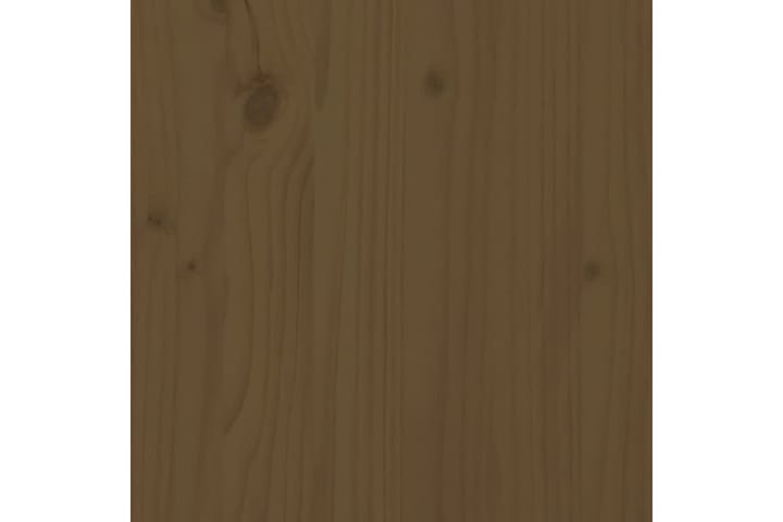 beBasic Kaappi hunajanruskea 110,5x35x117 cm täysi mänty - Ruskea - Säilytyskaappi