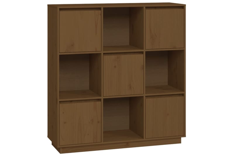 beBasic Kaappi hunajanruskea 110,5x35x117 cm täysi mänty - Ruskea - Säilytys - Kaappi - Säilytyskaappi