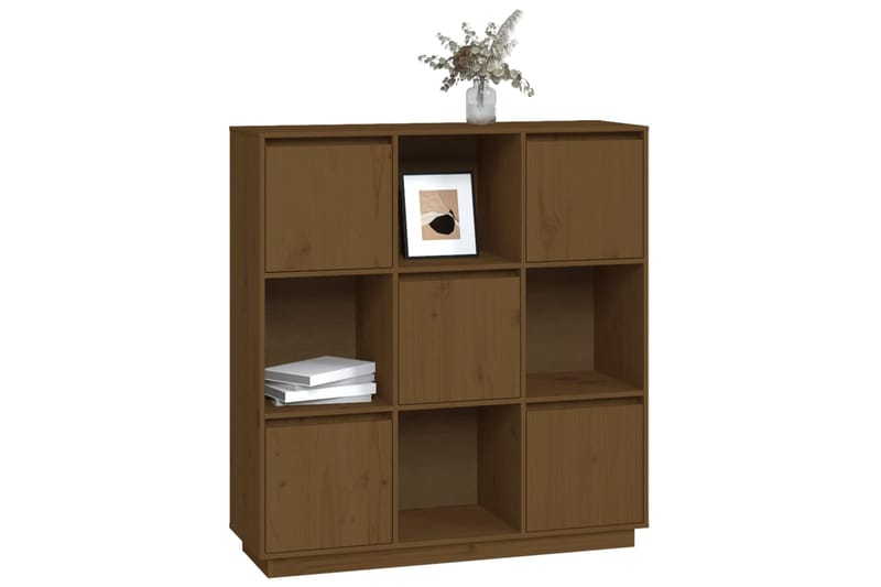 beBasic Kaappi hunajanruskea 110,5x35x117 cm täysi mänty - Ruskea - Säilytys - Kaappi - Säilytyskaappi