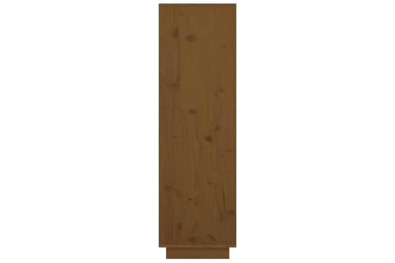 beBasic Kaappi hunajanruskea 38x35x117 cm täysi mänty - Ruskea - Säilytys - Kaappi - Vitriini