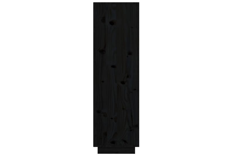 beBasic Kaappi musta 38x35x117 cm täysi mänty - Musta - Säilytys - Kaappi - Säilytyskaappi