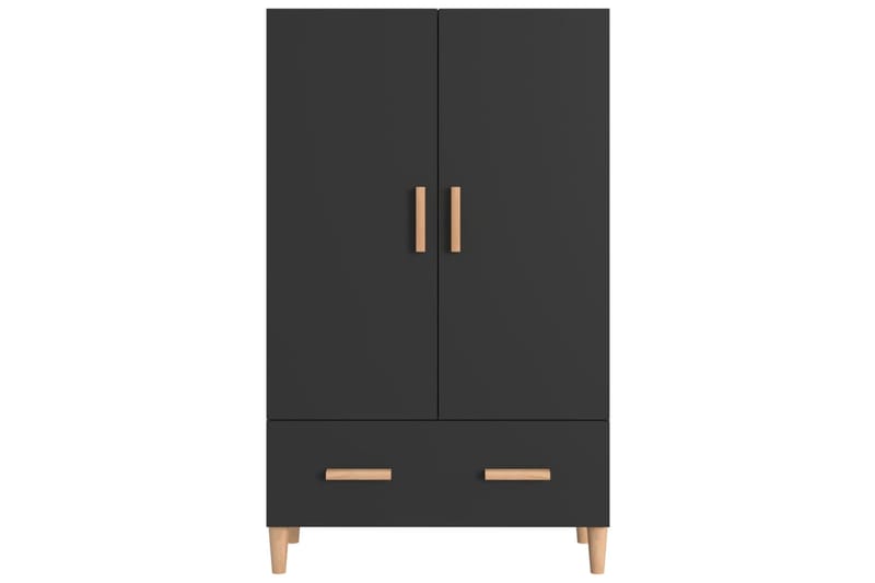 beBasic Kaappi musta 70x31x115 cm tekninen puu - Musta - Säilytys - Kaappi - Säilytyskaappi