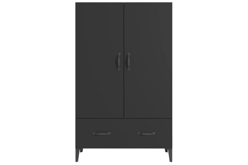 beBasic Kaappi musta 70x31x115 cm tekninen puu - Musta - Säilytys - Kaappi - Säilytyskaappi