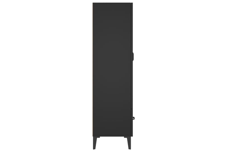 beBasic Kaappi musta 70x31x115 cm tekninen puu - Musta - Säilytys - Kaappi - Säilytyskaappi