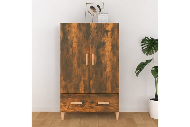 beBasic Kaappi savutammi 70x31x115 cm tekninen puu - Ruskea - Säilytys - Kaappi - Säilytyskaappi