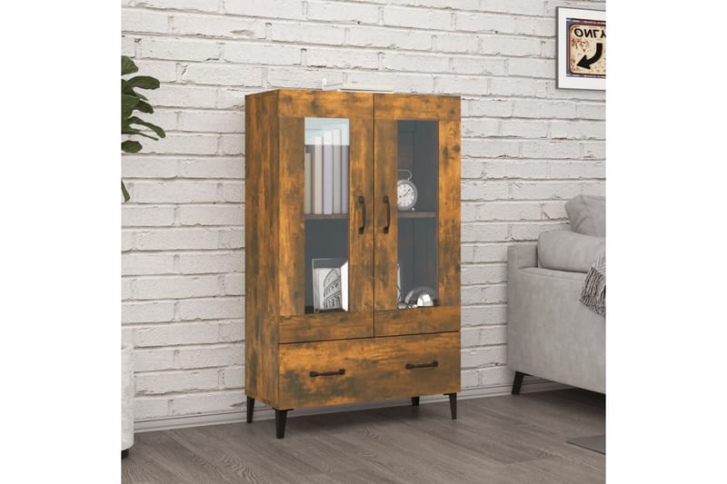 beBasic Kaappi savutammi 70x31x115 cm tekninen puu - Ruskea - Säilytys - Kaappi - Säilytyskaappi