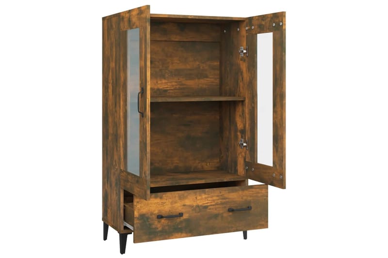 beBasic Kaappi savutammi 70x31x115 cm tekninen puu - Ruskea - Säilytys - Kaappi - Säilytyskaappi