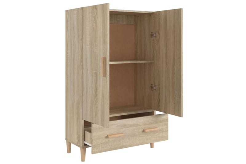beBasic Kaappi Sonoma-tammi 70x31x115 cm tekninen puu - Ruskea - Säilytys - Kaappi - Säilytyskaappi