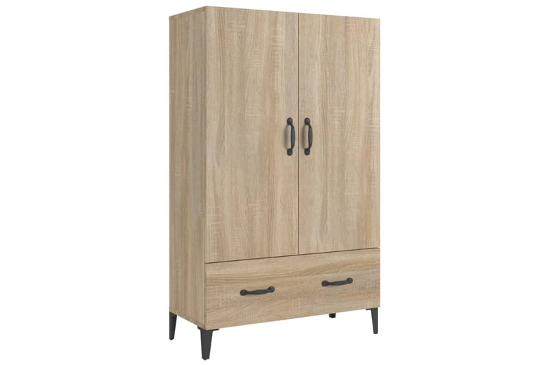 beBasic Kaappi Sonoma-tammi 70x31x115 cm tekninen puu - Ruskea - Säilytys - Kaappi - Säilytyskaappi