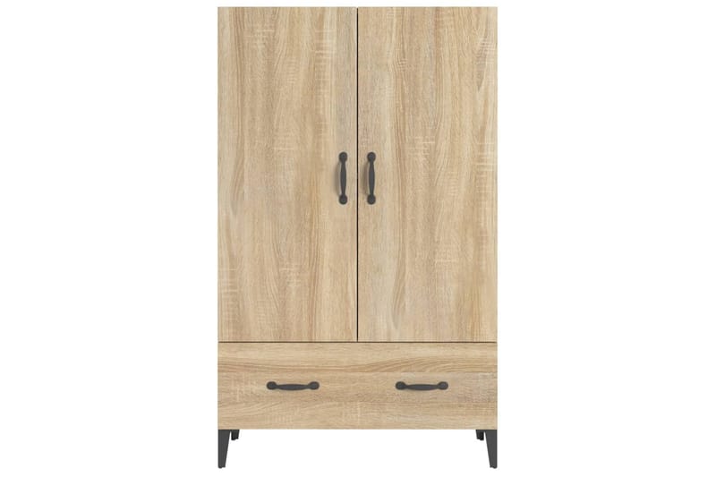beBasic Kaappi Sonoma-tammi 70x31x115 cm tekninen puu - Ruskea - Säilytys - Kaappi - Säilytyskaappi