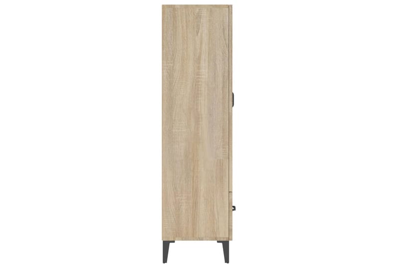 beBasic Kaappi Sonoma-tammi 70x31x115 cm tekninen puu - Ruskea - Säilytys - Kaappi - Säilytyskaappi