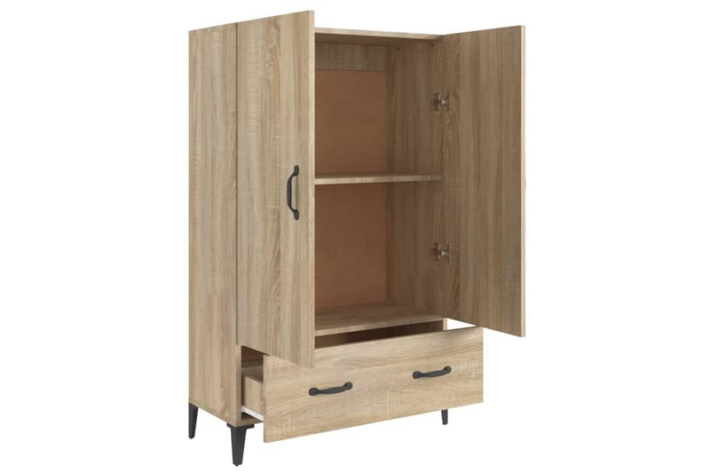 beBasic Kaappi Sonoma-tammi 70x31x115 cm tekninen puu - Ruskea - Säilytys - Kaappi - Säilytyskaappi