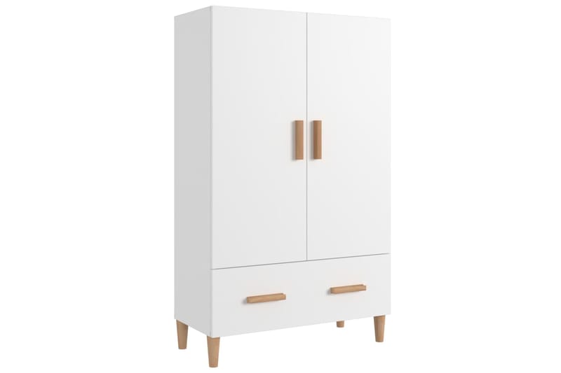 beBasic Kaappi valkoinen 70x31x115 cm tekninen puu - Valkoinen - Säilytys - Kaappi - Säilytyskaappi